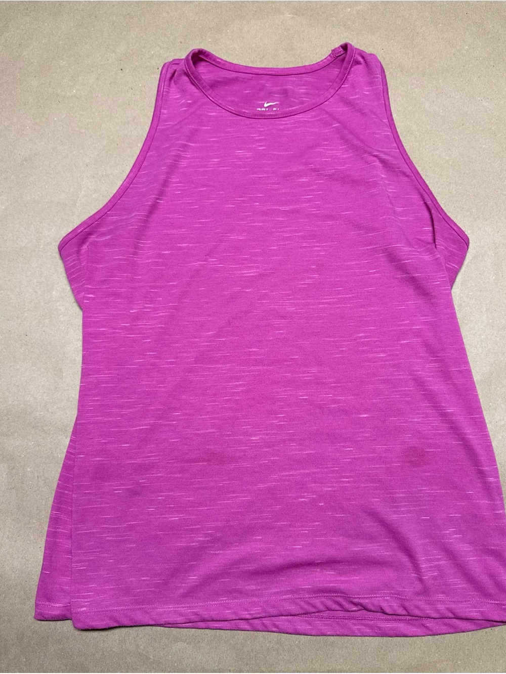 Nike Tank Top Pink Dri Fit Training Women’s size XL Gym workout Shirt NEW!